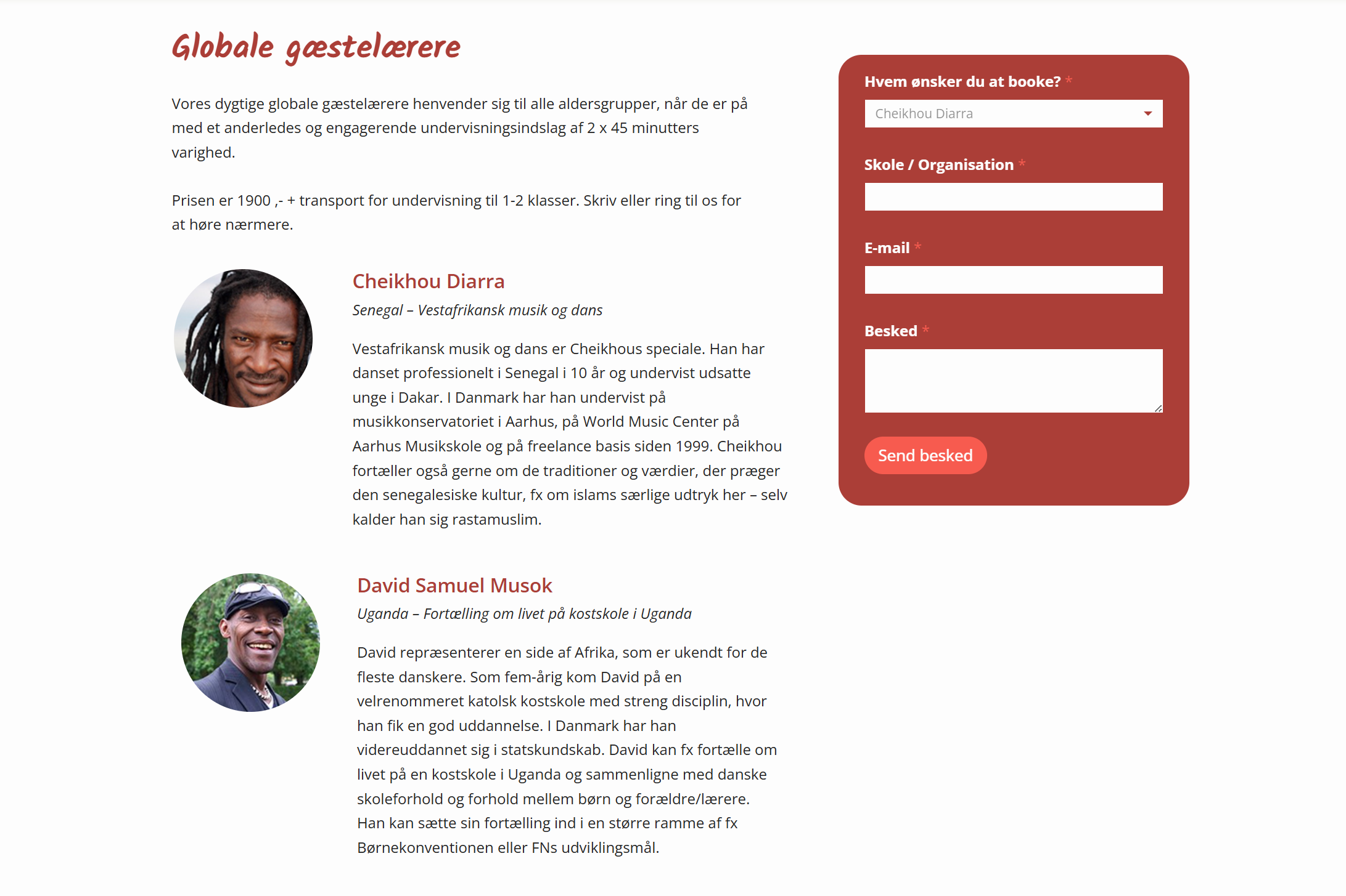 globale gæstelærere